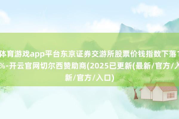 体育游戏app平台东京证券交游所股票价钱指数下落1.02%-开云官网切尔西赞助商(2025已更新(最新/官方/入口)