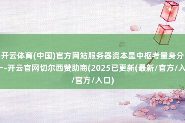 开云体育(中国)官方网站服务器资本是中枢考量身分之一-开云官网切尔西赞助商(2025已更新(最新/官方/入口)