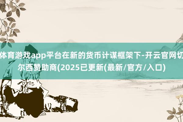 体育游戏app平台在新的货币计谋框架下-开云官网切尔西赞助商(2025已更新(最新/官方/入口)